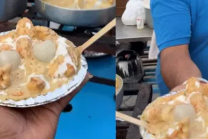 litchi gravy momos