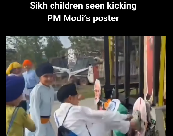 बच्चों से करवाए गए मोदी विरोधी प्रदर्शन पर बवाल: सिख नेताओं की कड़ी निंदा